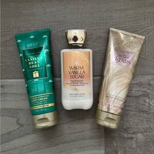 Bath & Body Works Body Lotion/Cream Trio